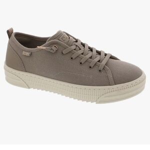 Boss Beige Lace-Up Sneakers